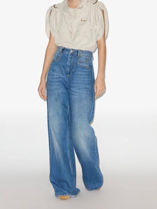 Isabel Marant Denim - Isabel Marant Lemony Blue Jeans Current Season Size 36